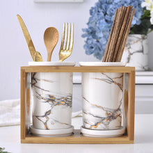 Instocks Utensils holder (wooden holder)