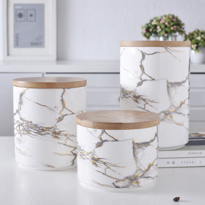 Instock Storage containers (marbled)