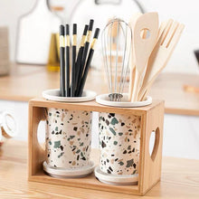 Instocks Utensils holder (wooden holder)