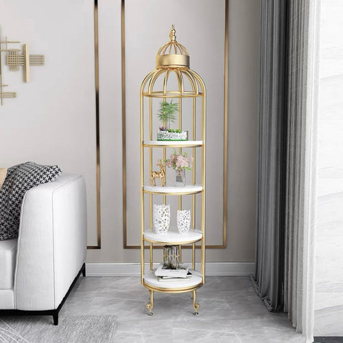 Instock Marbled birdcage display stand