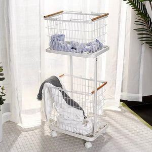 Laundry baskets 2 tier
